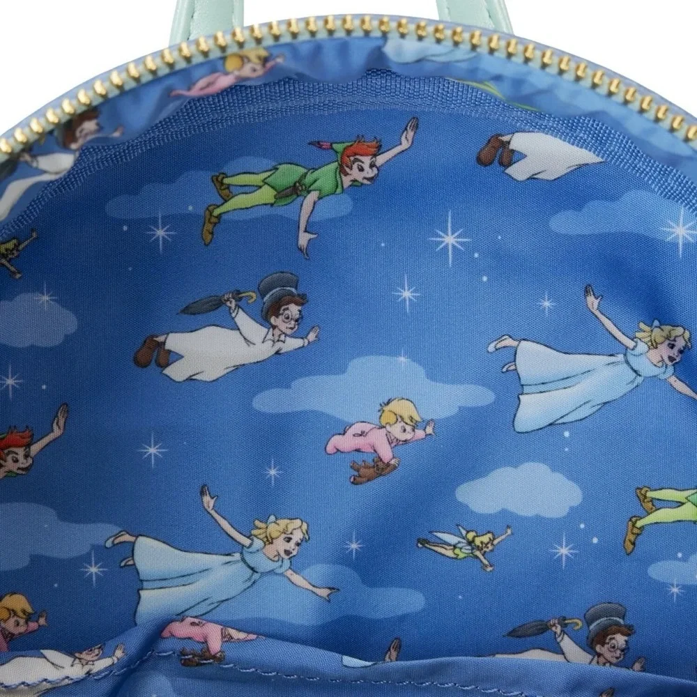 Loungefly Peter Pan You Can Fly Glow Mini Backpack NWT